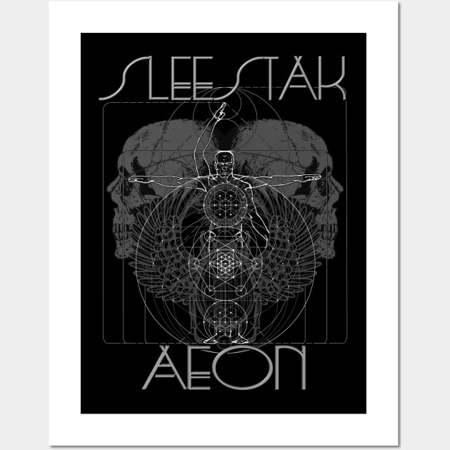 Sleestak - Aeon occult esoteric design Wall Art by AltrusianGrace